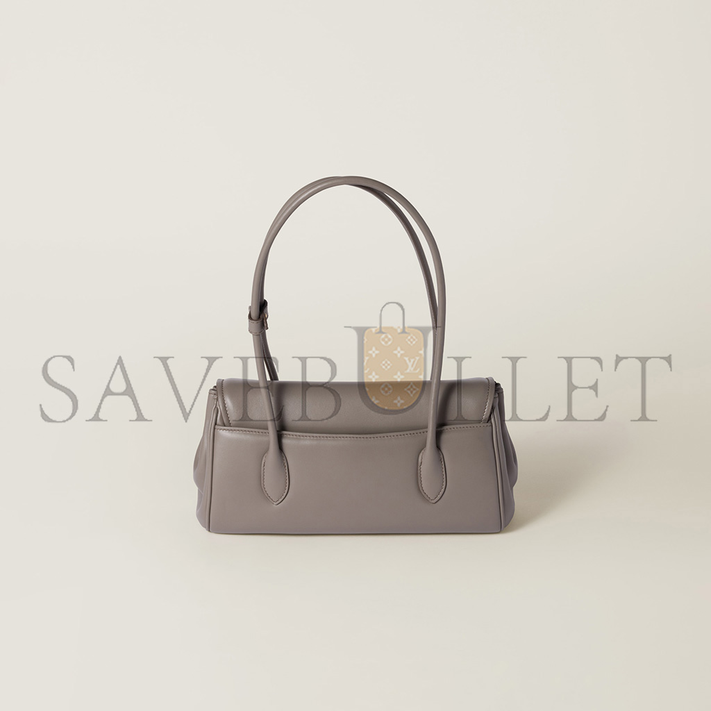 MIU MIU LEATHER SHOULDER BAG 5BD265 (28*16*8cm)